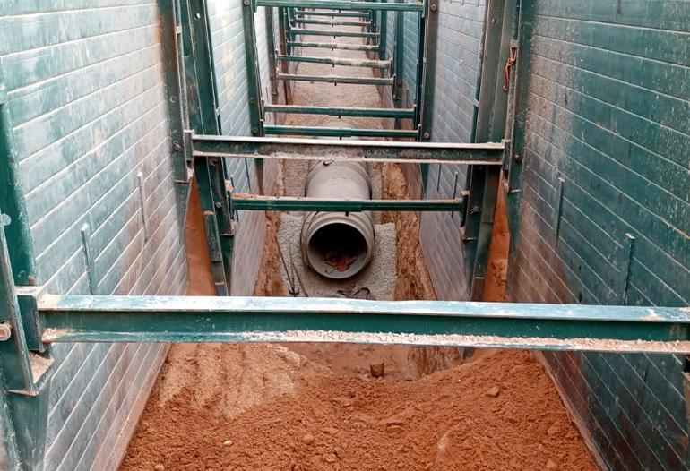 Construction of Sewer Lines and Sewerage Network in West Buraidah